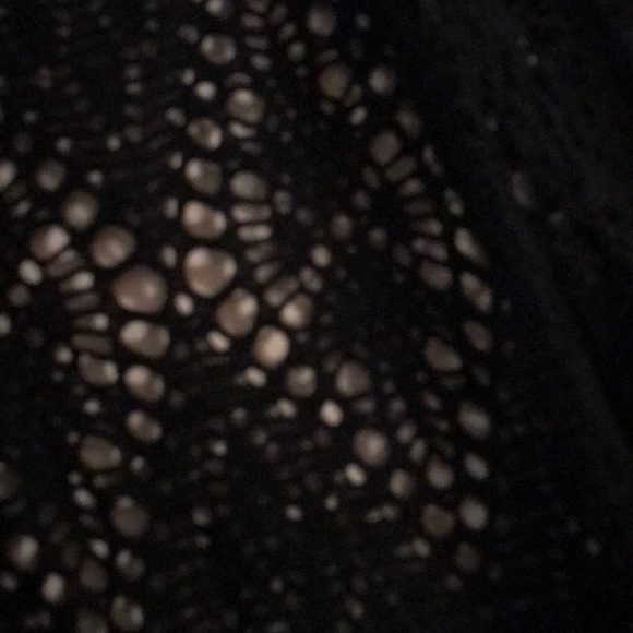 Long sleeve open knit cardigan. OS. - Picture 2 of 2